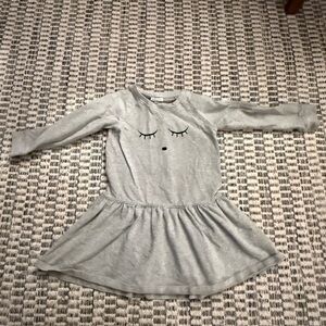 LIVLY Gray Sweatshirt dress size 2-3 years